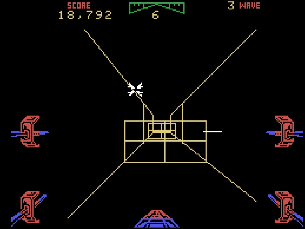 Gameplay of Star Wars: The Arcade Game for Colecovision